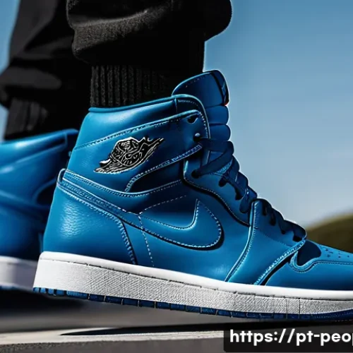 Home 10 마이클 조던 기업 활동 - **Prompt:** A dynamic, high-energy image capturing the launch of the iconic Air Jordan 1 in